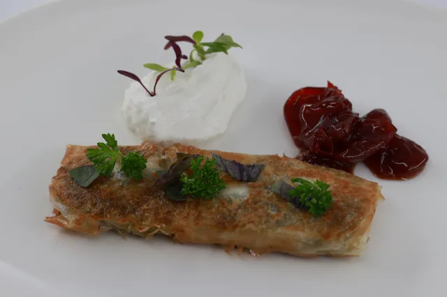 Börek croustillant façon baklava aux herbes de l’Égée